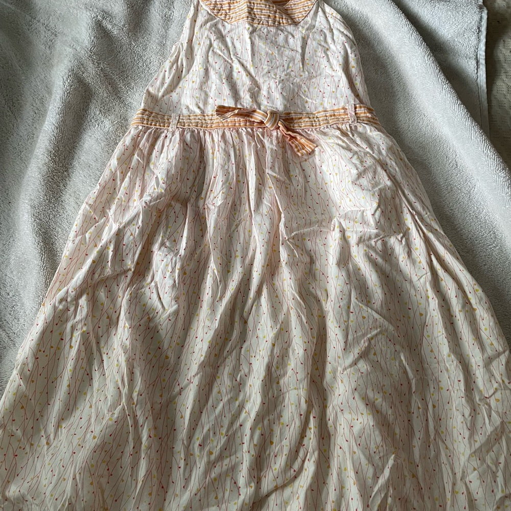 GAP Kids Dress - Cream with Pink and Yellow Accents